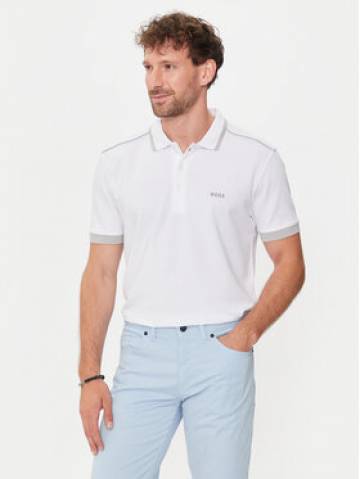 Boss Поло Paddy 1 50512995 Білий Regular Fit Boss Поло Paddy 1 50512995 Білий Regular Fit