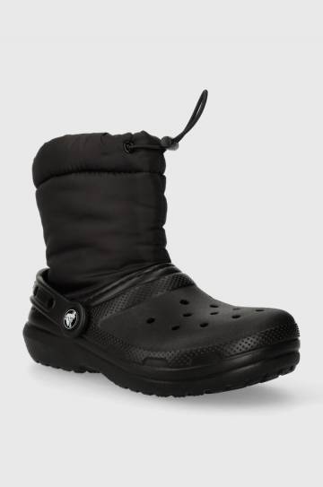 Детские сапоги Crocs Classic Lined Neo Puff цвет чёрный Детские сапоги Crocs Classic Lined Neo Puff цвет чёрный