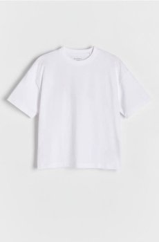 Reserved - Гладка футболка basic - білий - 043CJ-00X