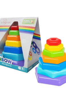 Развивающая игрушка Tigres Пирамидка-радуга, с 1 года (39363)