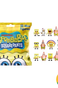 Коллекционная фигурка-сюрприз SpongeBob Губка Боб, от 3 лет (SB3D-2025)
