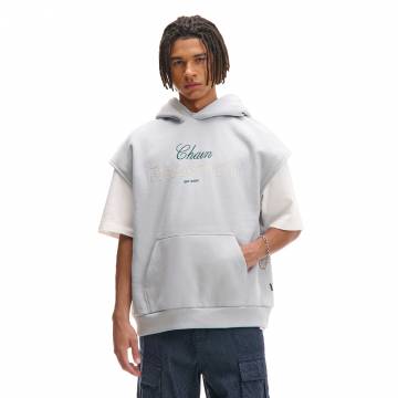 Cropp - Жилет з капюшоном - light grey Cropp - Жилет з капюшоном - light grey