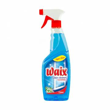 Средство для мытья стекол и зеркал WAIX Super Shine, 750 мл Средство для мытья стекол и зеркал WAIX Super Shine, 750 мл