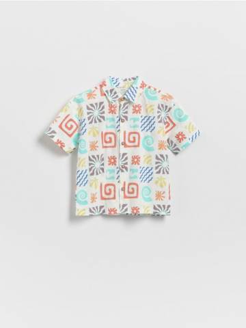 Reserved - Сорочка вільного крою - кремовий - 006EH-01X