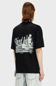 Мужская черная футболка T-BOGGY-V2 Черный XL Diesel A22481 0PLAT