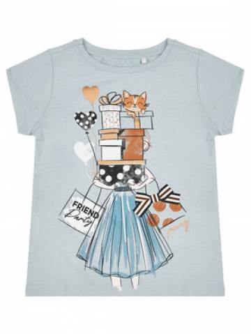 Primigi Футболка Feel Chic Today 45222506 Голубий Regular Fit Primigi Футболка Feel Chic Today 45222506 Голубий Regular Fit