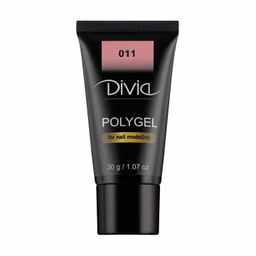Полигель для наращивания ногтей Divia Polygel 011, 30 г Полигель для наращивания ногтей Divia Polygel 011, 30 г