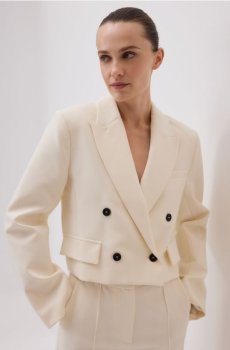 Reserved - Короткий піджак - кремовий - 272FT-01X