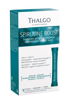 Энергетический детокс-бустер Thalgo Spiruline Boost Energising Detox Shot со спирулиной, в стиках, 7*5 г