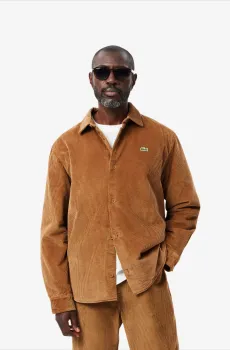 Мужская коричневая рубашка Коричневый 39 Lacoste CH3512SIX