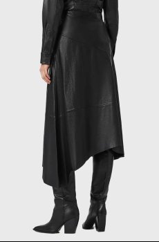 Кожаная юбка AllSaints