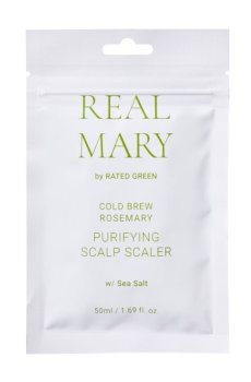 Очищающая маска для кожи головы Rated Green Real Mary Purifying Scalp Scaler с морской солью, 50 мл