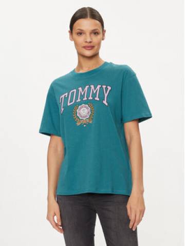 Tommy Jeans Футболка Varsity DW0DW17824 Голубий Relaxed Fit Tommy Jeans Футболка Varsity DW0DW17824 Голубий Relaxed Fit