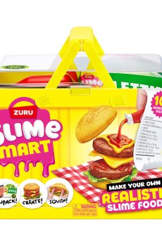 Игровой набор Slime Mart серии Shopping Basket Бургер, со слаймами, от 6 лет, 12 деталей (15905A)