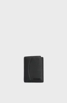 Мужской черный кожаный кошелек MINIMAL FOCUS BIFOLD 7CC W COIN Черный ONESIZE Calvin Klein K50K511917