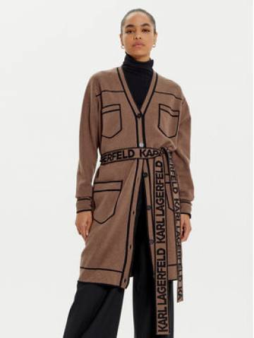 KARL LAGERFELD Кардиган 240W2020 Бежевий Regular Fit KARL LAGERFELD Кардиган 240W2020 Бежевий Regular Fit