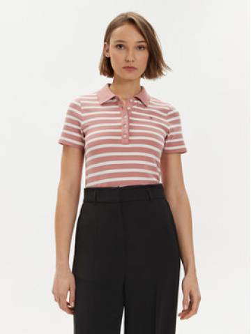 Tommy Hilfiger Поло 1985 WW0WW39530 Рожевий Slim Fit Tommy Hilfiger Поло 1985 WW0WW39530 Рожевий Slim Fit