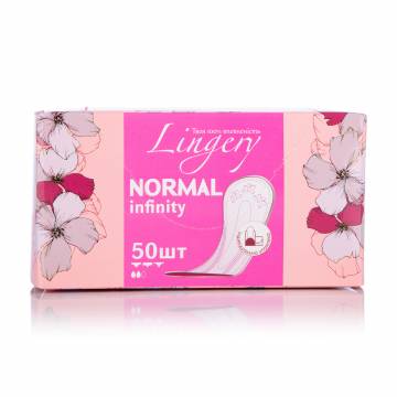 Ежедневные прокладки Lingery Normal Infinity в индивидуальных упаковках, 50 шт Ежедневные прокладки Lingery Normal Infinity в индивидуальных упаковках, 50 шт