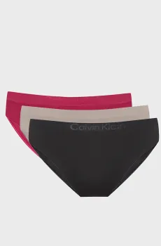 Женские трусики (3 шт) BIKINI Разноцветный XS Calvin Klein LV00QD5212
