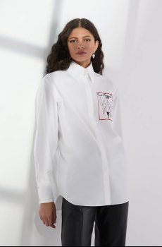 Хлопковая рубашка Karl Lagerfeld