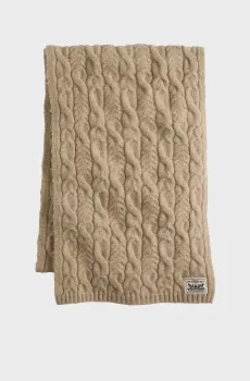 Женский бежевый шарф Бежевый ONESIZE Levi’s® 004D6;0001