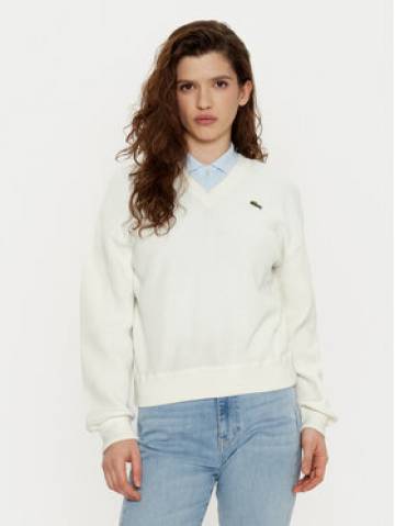 Lacoste Светр AF5622 Écru Regular Fit Lacoste Светр AF5622 Écru Regular Fit