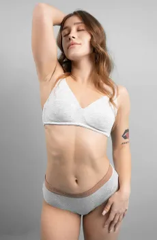 Женский серый бюстгальтер Серый 70D brabrabra SLZ24501024