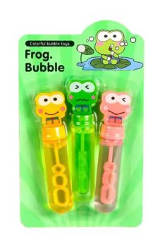 Набор мыльных пузырей LX Лягушонок, от 3 лет, 3 шт