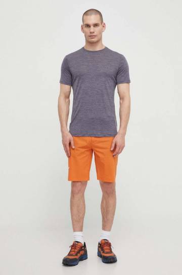 Спортивная футболка Icebreaker 125 Cool-Lite Merino Blend Sphere III цвет синий меланж Спортивная футболка Icebreaker 125 Cool-Lite Merino Blend Sphere III цвет синий меланж