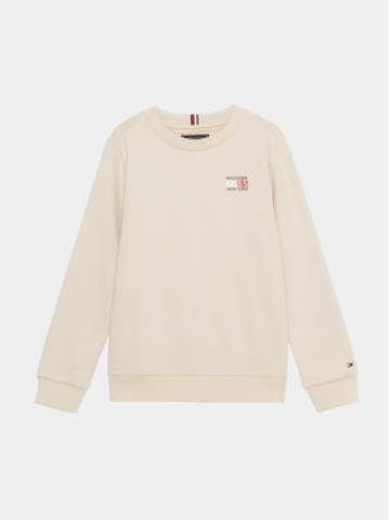 Tommy Hilfiger Світшот New York Flag KB0KB08628 M Бежевий Regular Fit Tommy Hilfiger Світшот New York Flag KB0KB08628 M Бежевий Regular Fit