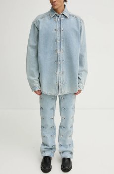 Джинсовая куртка Y/Project EVERGREEN SNAP OFF DENIM SHIRT