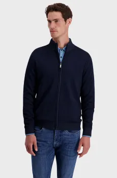 Мужской темно-синий шерстяной кардиган Синий 3XL Pierre Cardin PC.-C5 52249.5176
