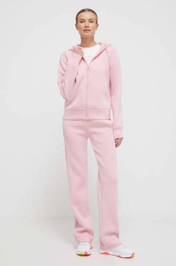 Футболка из велюра Guess COUTURE цвет бежевый V3BI01 KBXI2 Футболка из велюра Guess COUTURE цвет бежевый V3BI01 KBXI2