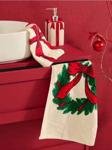 Рушники бавовняні 2 шт - червоний