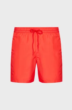 Мужские красные плавательные шорты Красный S Calvin Klein KM0KM00700
