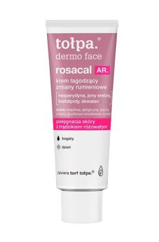 Дневной насыщенный успокаивающий крем для лица Tolpa Dermo Face Rosacal AR. против покраснений, 40 мл