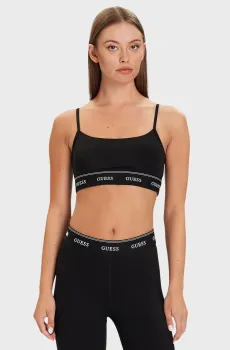 Женский черный топ Черный XS Guess V5BP01.K1942;JBLK