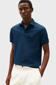 Мужское темно-синее поло 1985 REGULAR Синий XL Tommy Hilfiger MW0MW17770