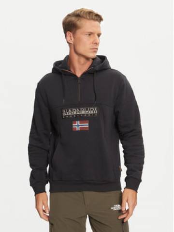 Napapijri Світшот Burgee NP0A4I5E Чорний Regular Fit Napapijri Світшот Burgee NP0A4I5E Чорний Regular Fit