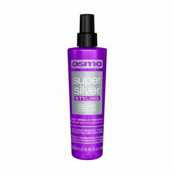 Восстанавливающий спрей для волос Osmo Super Silver Styling Violet Miracle Treatment, 250 мл Восстанавливающий спрей для волос Osmo Super Silver Styling Violet Miracle Treatment, 250 мл