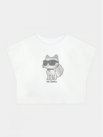 Karl Lagerfeld Kids Блузка Z30113 D Білий Regular Fit Karl Lagerfeld Kids Блузка Z30113 D Білий Regular Fit