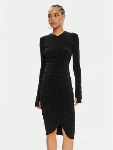 NORMA KAMALI Коктейльна сукня KK1243PLD25001 Чорний Slim Fit NORMA KAMALI Коктейльна сукня KK1243PLD25001 Чорний Slim Fit