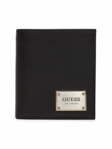 Guess Велике Чоловіче Портмоне SMMISE LEA22 Чорний Guess Велике Чоловіче Портмоне SMMISE LEA22 Чорний