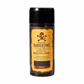 Мужская тонирующая пудра для волос Barbertime Hair Building Keratin Fiber, Black, 21 г Мужская тонирующая пудра для волос Barbertime Hair Building Keratin Fiber, Black, 21 г
