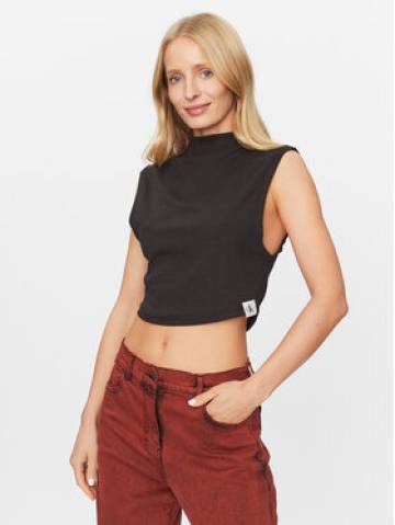 Calvin Klein Jeans Блузка J20J221419 Чорний Slim Fit Calvin Klein Jeans Блузка J20J221419 Чорний Slim Fit