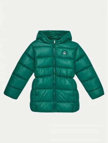 United Colors Of Benetton Пуховик 2NQRCN050 Зелений Slim Fit United Colors Of Benetton Пуховик 2NQRCN050 Зелений Slim Fit