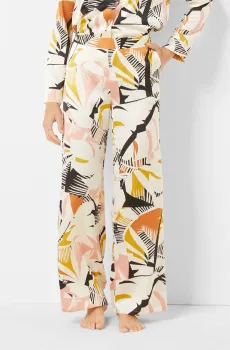 Женские брюки с узором SYSTA Разноцветный L Etam 6540895