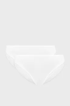 Женские белые трусики (2 шт) Белый XL Atlantic 2BLP-054