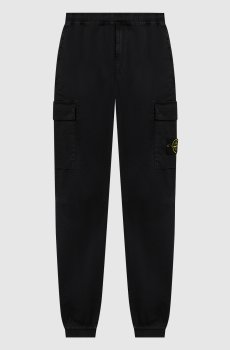 Черные джоггеры с логотипом