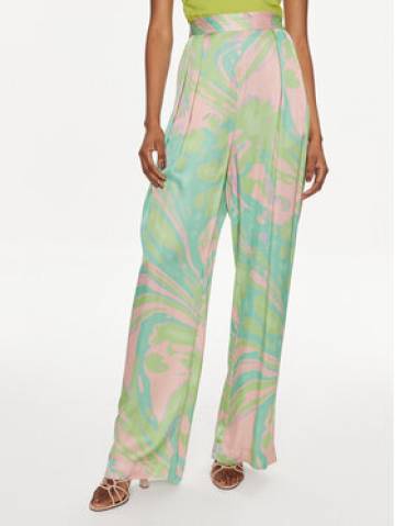 Pinko Штани з тканини Penati 103123 A1NQ Зелений Wide Leg Pinko Штани з тканини Penati 103123 A1NQ Зелений Wide Leg